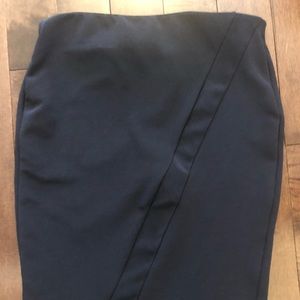Zara navy blue skirt